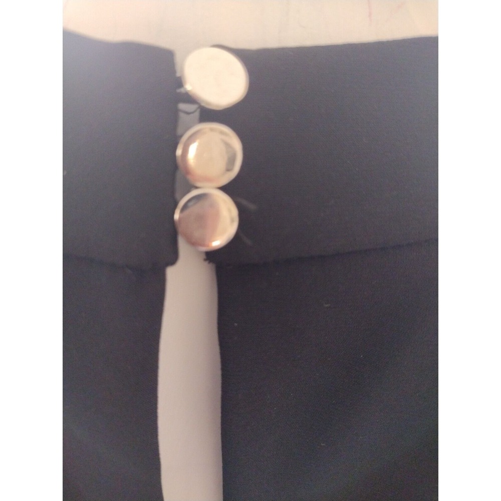White‎ House Black Market Dress Women S Black Flapper Party Rhinenstone Neck - Picture 3 of 8